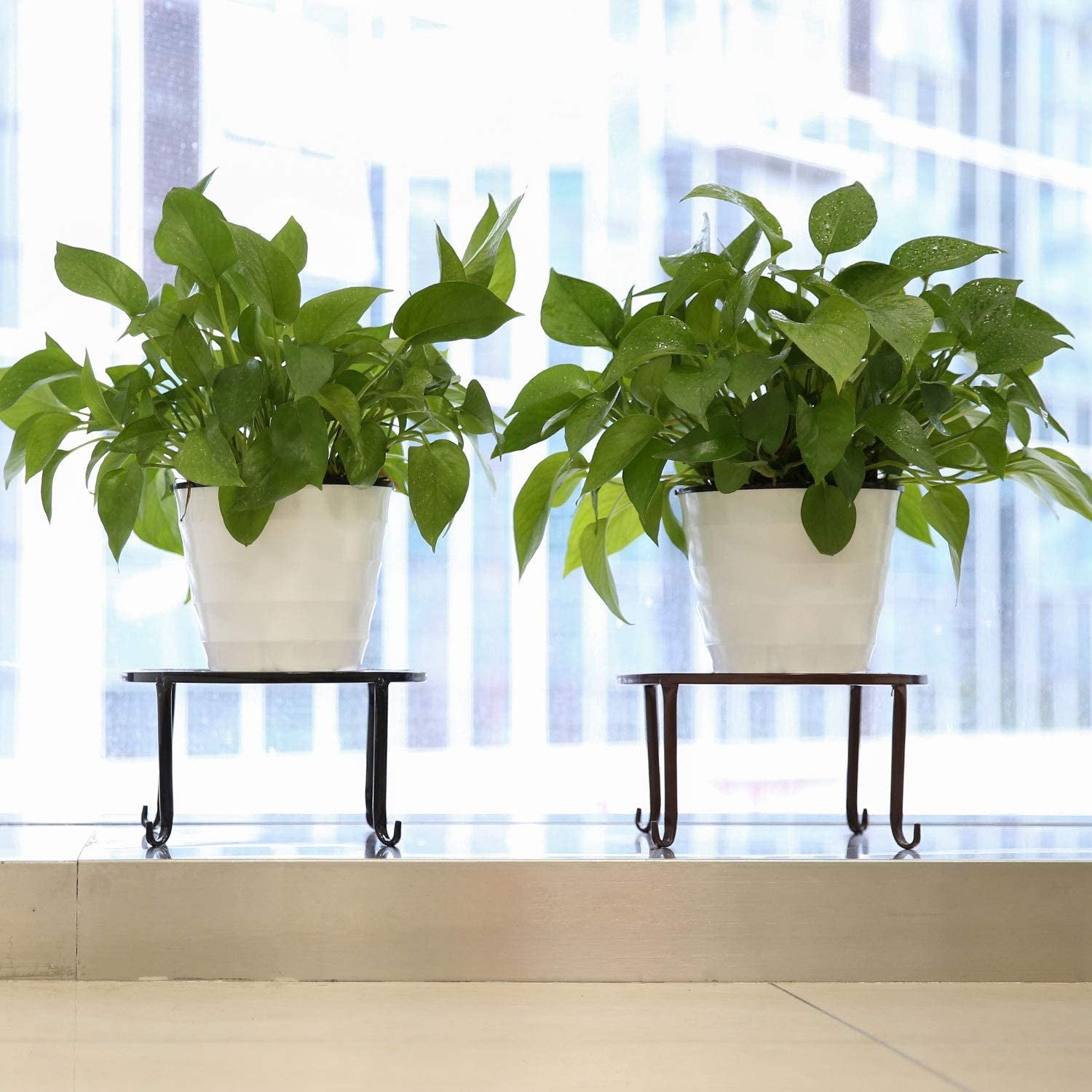 Heavy Duty Rustproof Metal Potted Plant Stands