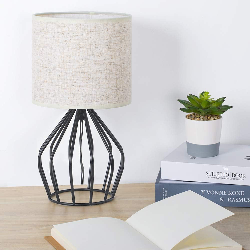 Vintage Nightstand Lamp for Bedroom Living Room