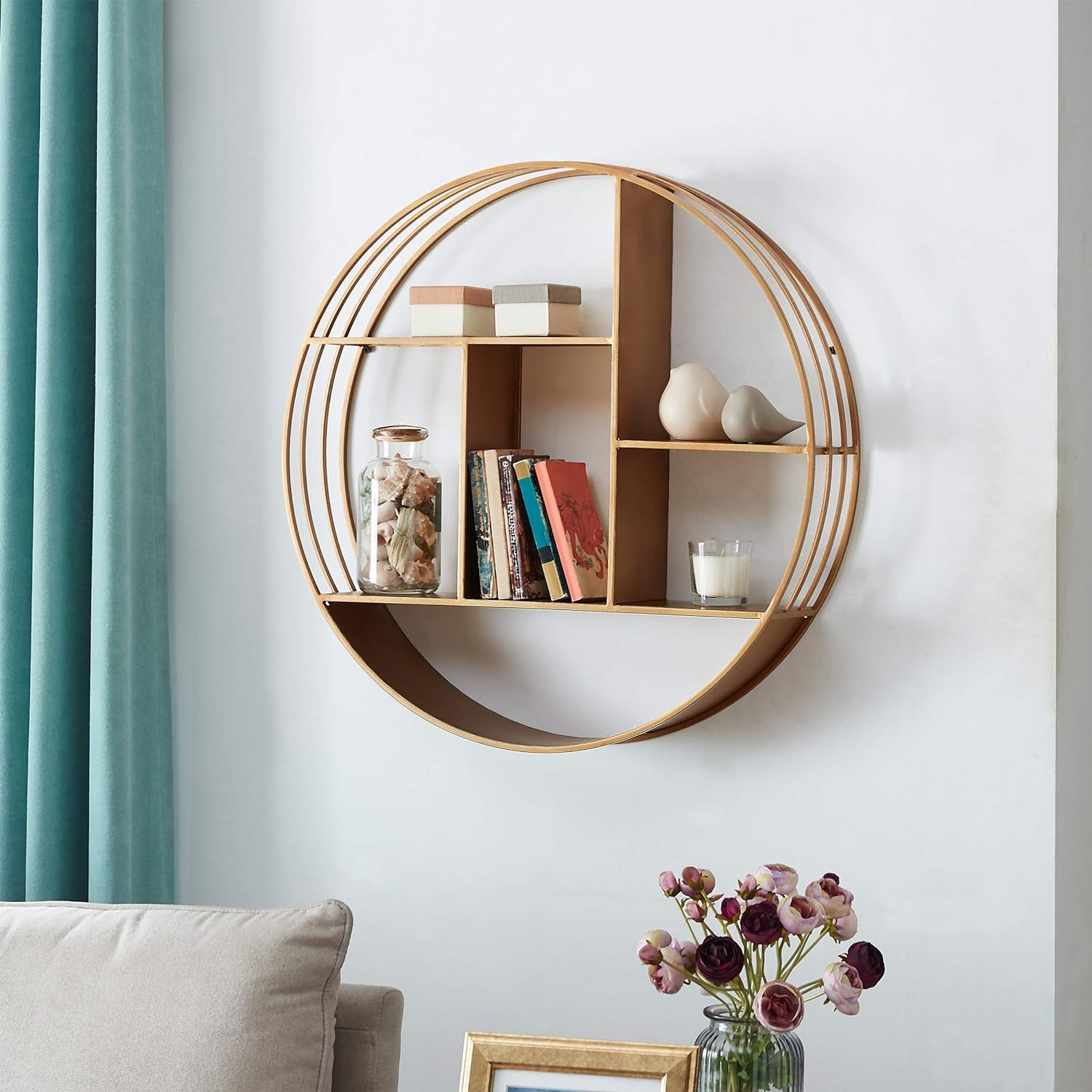 Round 3 Tier Wall Mounted Floating Shelf