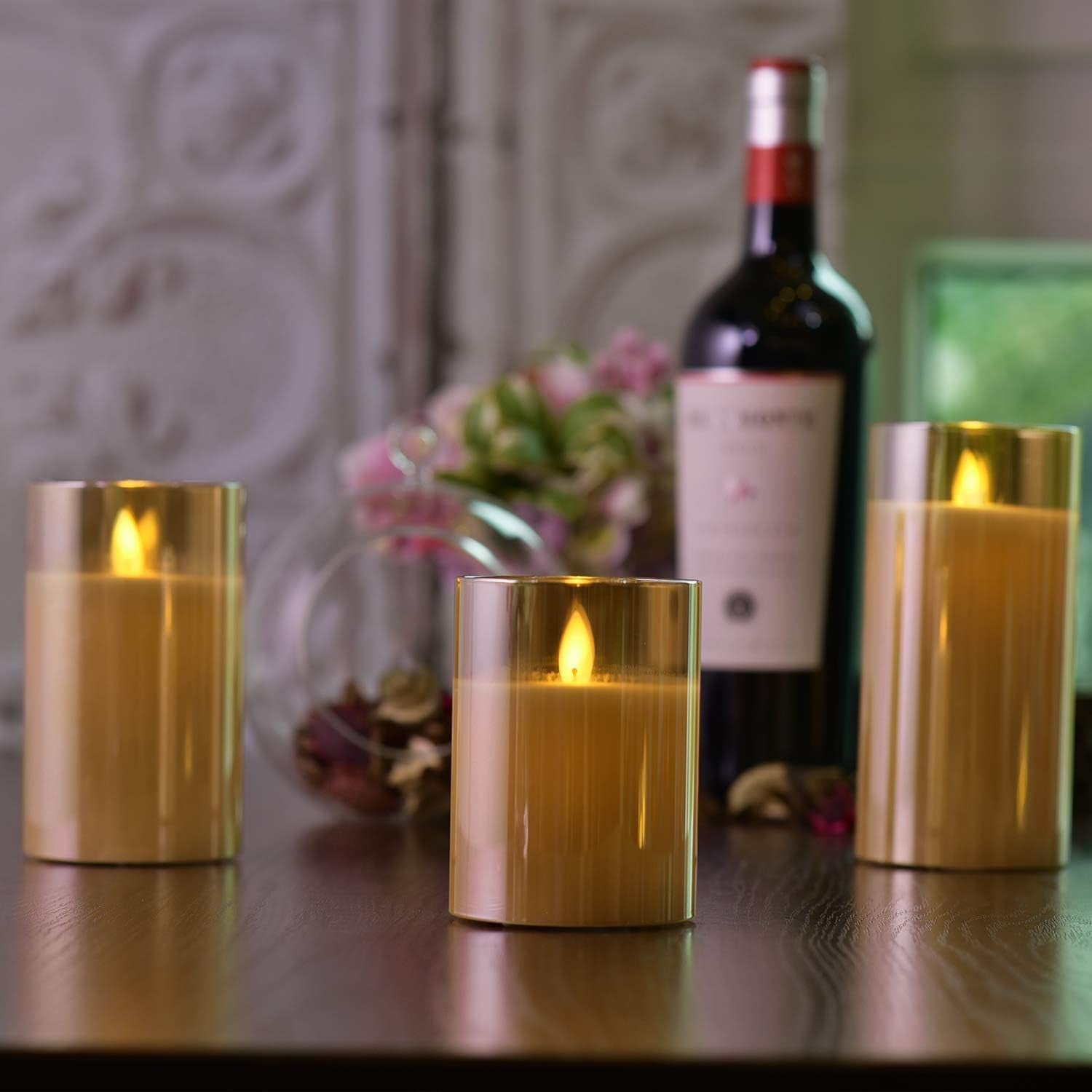 Led Flameless Remote Control Candles for Home Decor