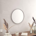 Gold Round Hanging Mirror