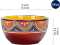 Tunisian Ceramic Cereal Bowls Set