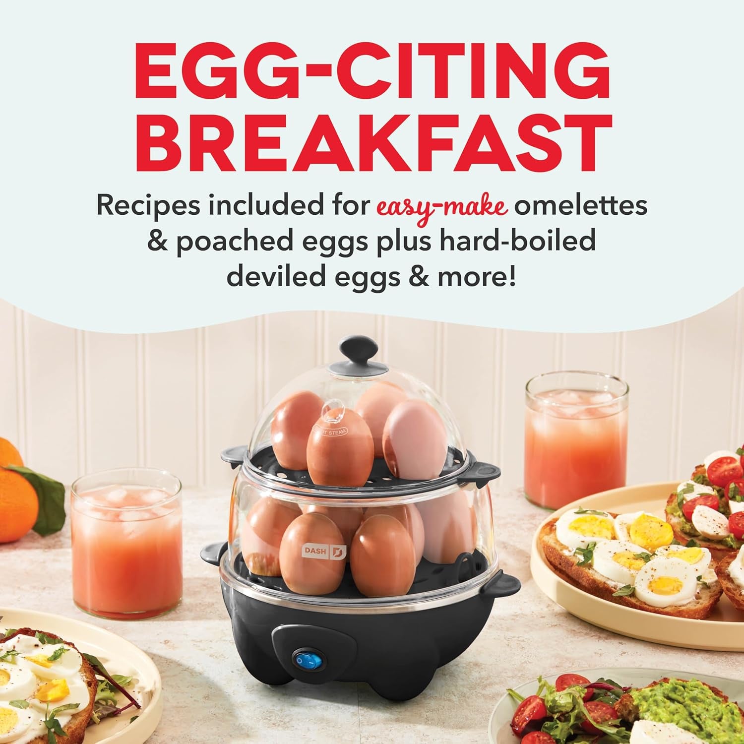 Egg Cooker with Auto Shut off Feature