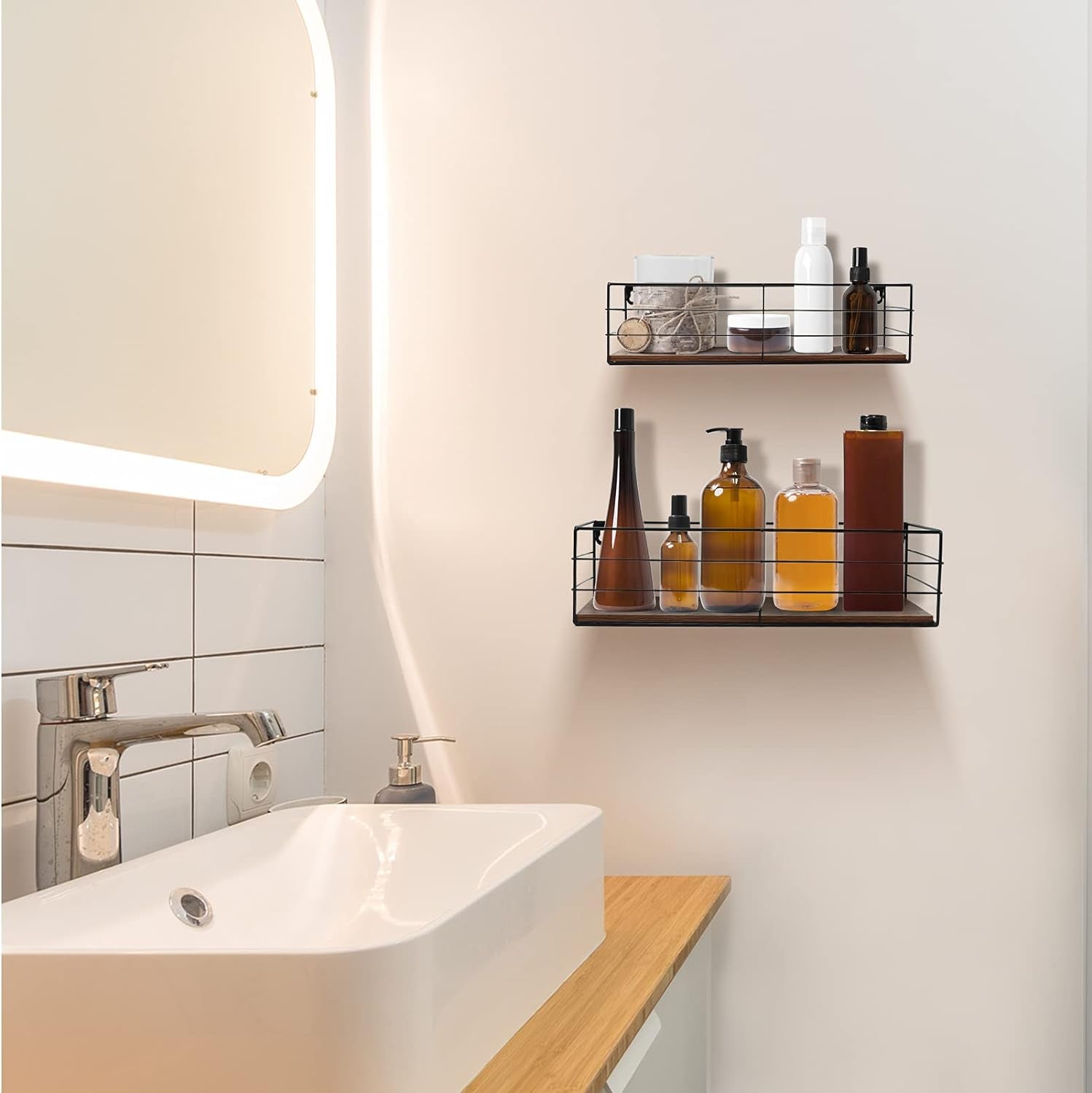 Floating Wall Mounted Storage Shelves