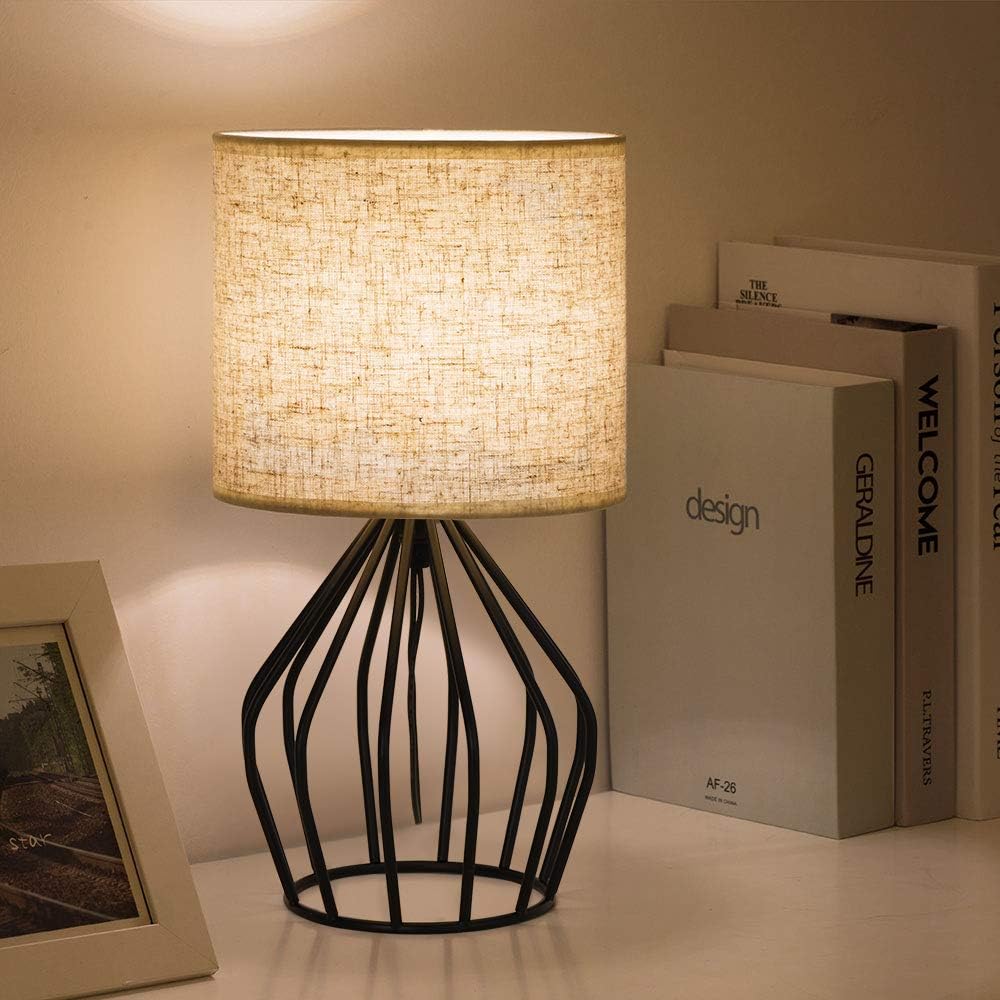 Vintage Nightstand Lamp for Bedroom Living Room