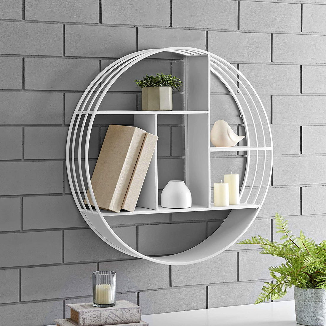 Round 3 Tier Wall Mounted Floating Shelf