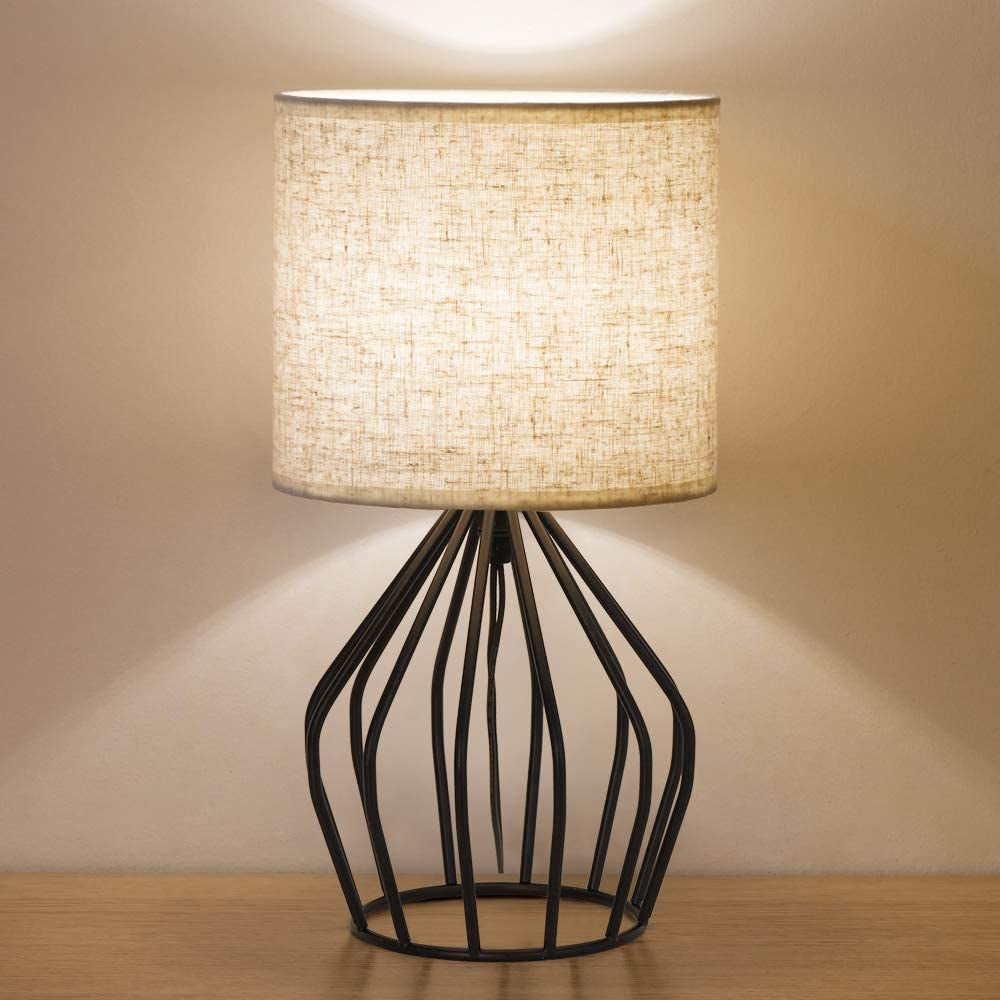 Vintage Nightstand Lamp for Bedroom Living Room