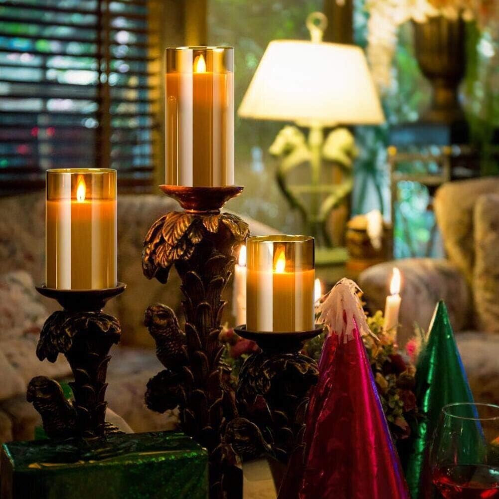 Led Flameless Remote Control Candles for Home Decor